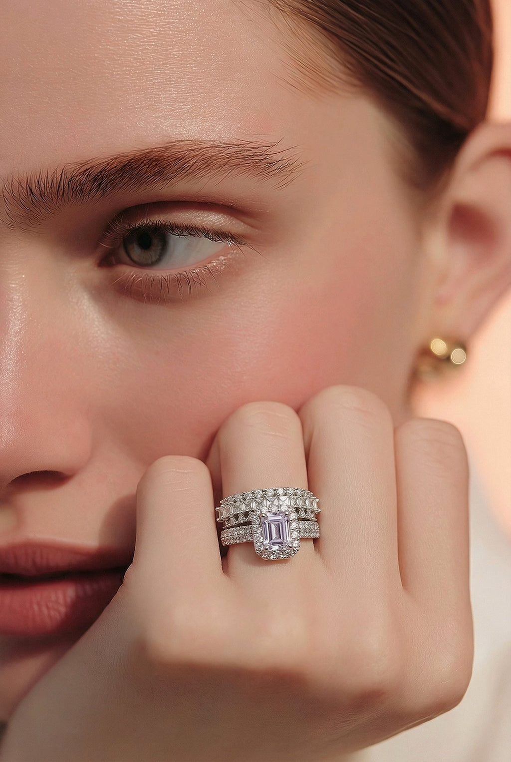 Éclat Solitaire Bridal Ring Set