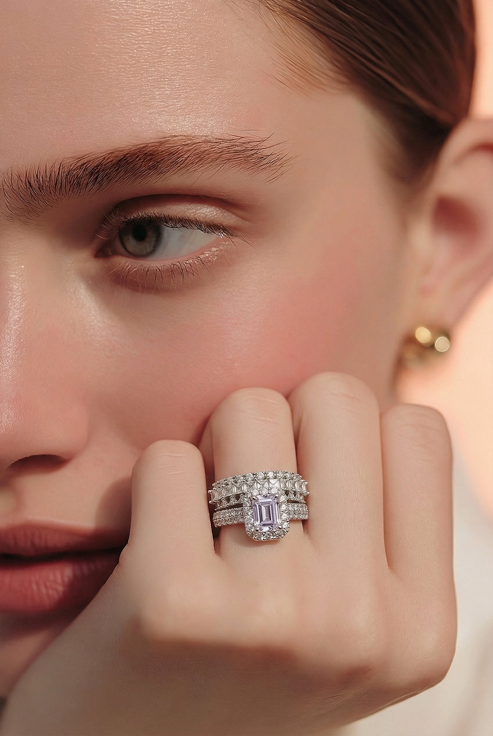 Éclat Solitaire Bridal Ring Set