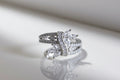 Luxe Sparkling Floral Wrap Ring (Adjustable)