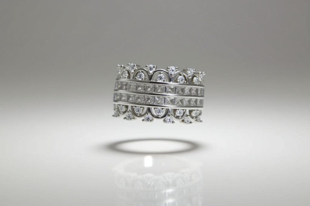 Luxe Sparkling Cubic Zirconia Ring