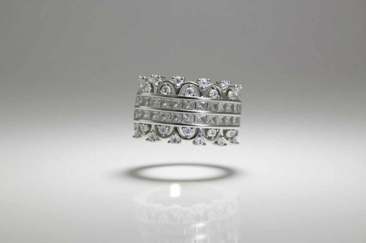 Luxe Sparkling Cubic Zirconia Ring