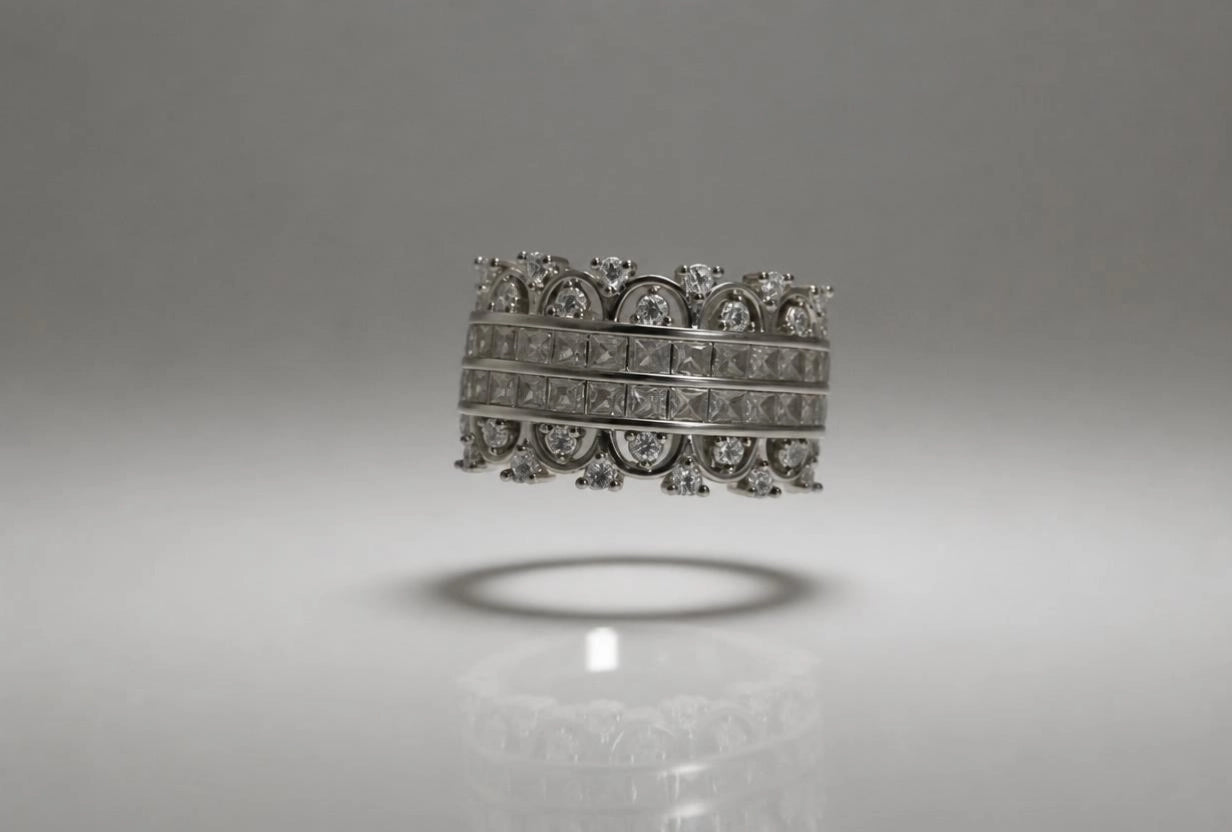 Luxe Sparkling Cubic Zirconia Ring