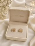 CZ Tree of Life Stud Earrings