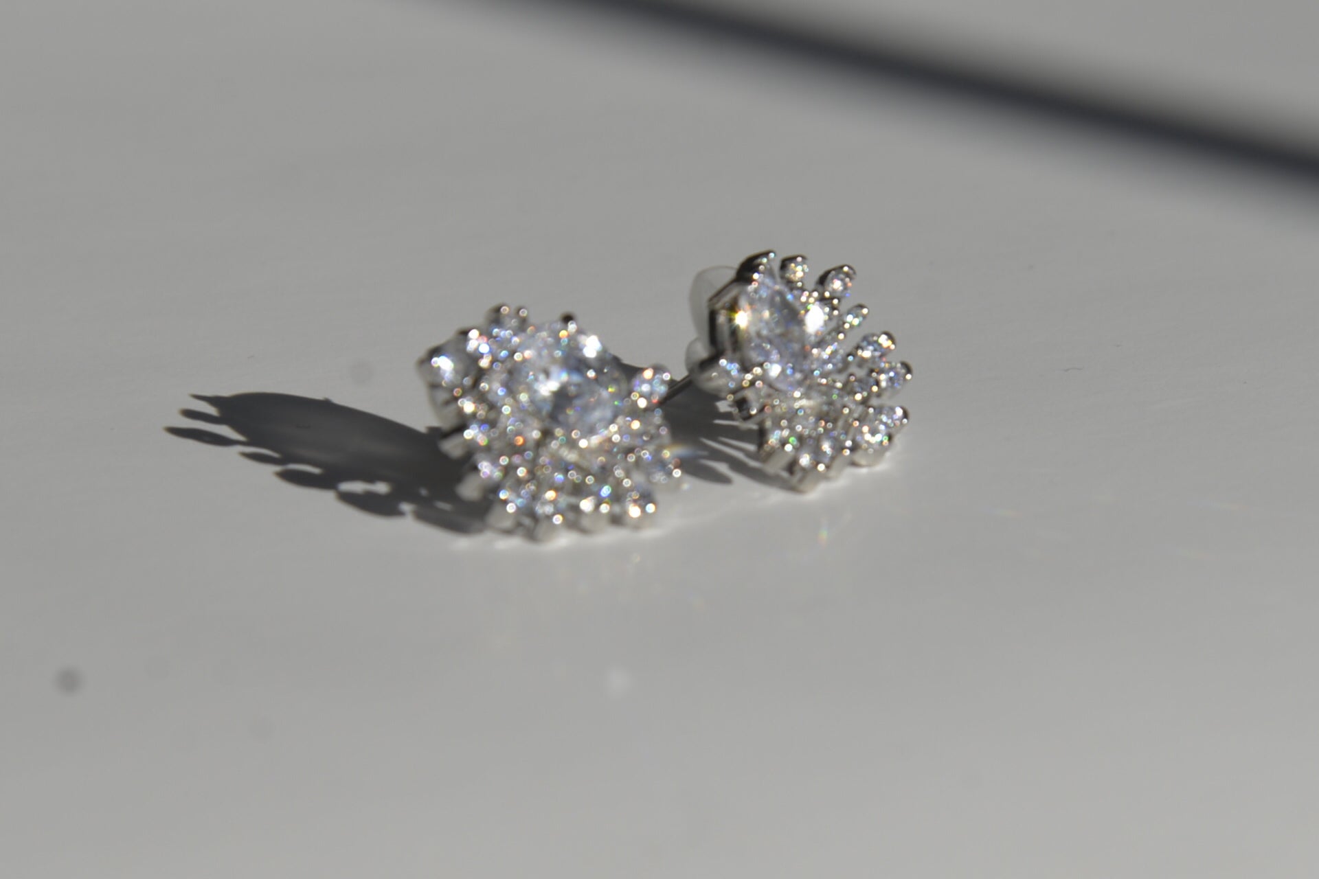Crystal Burst Stud Earrings