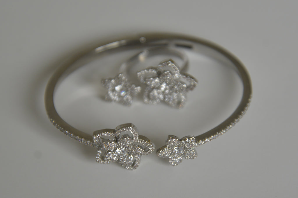Celestial Bloom Bracelet & Ring Set