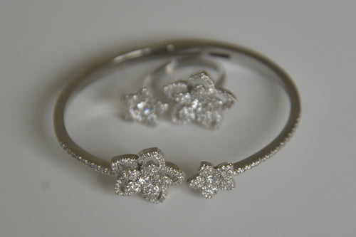 Celestial Bloom Bracelet & Ring Set