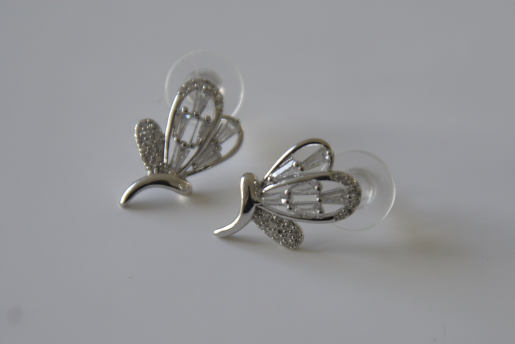 Butterfly Earrings - Angle
