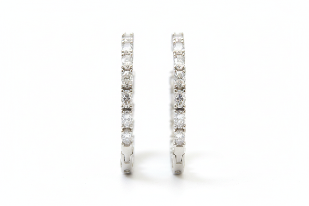 Hoop Earrings - Close-up