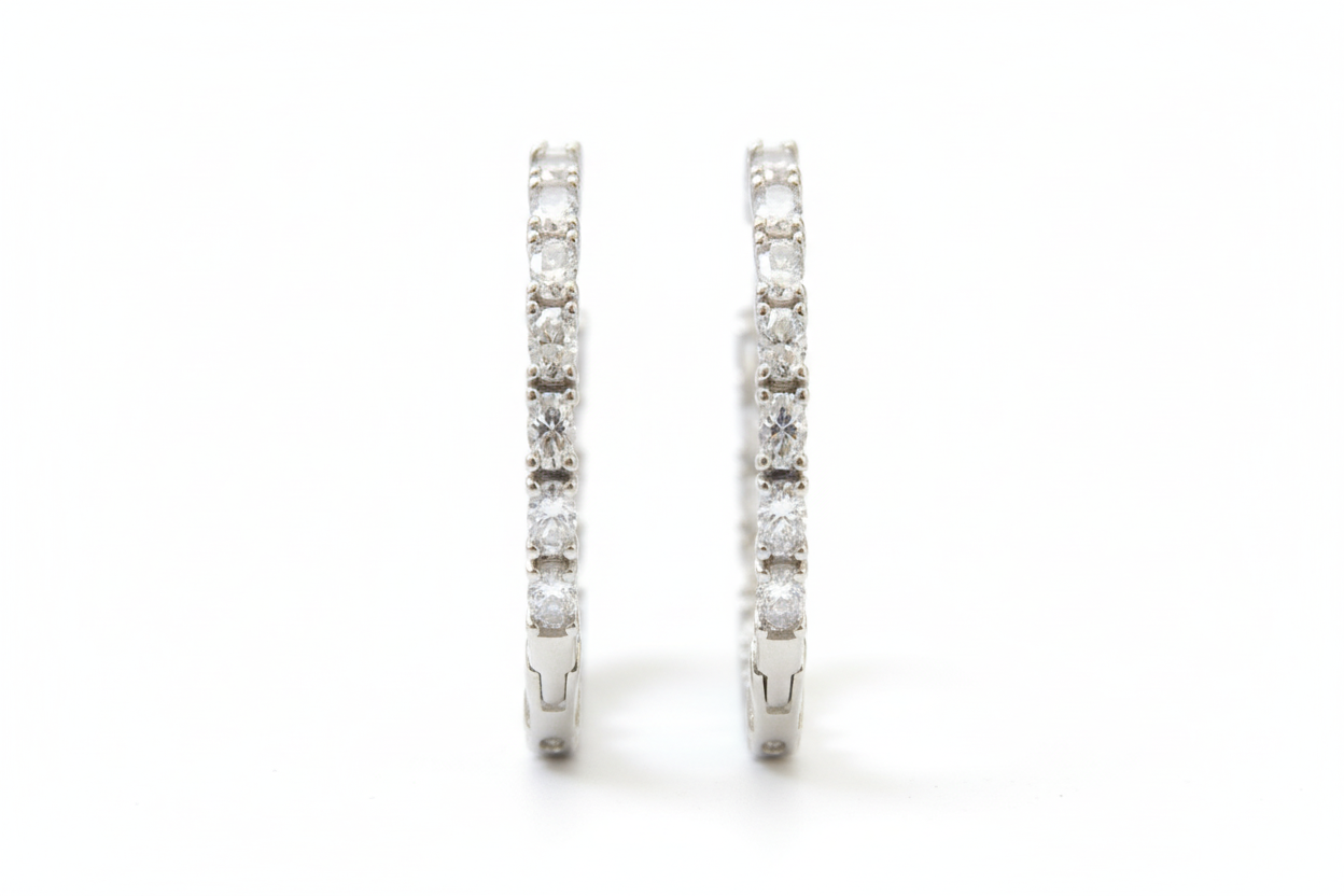 Hoop Earrings - Close-up