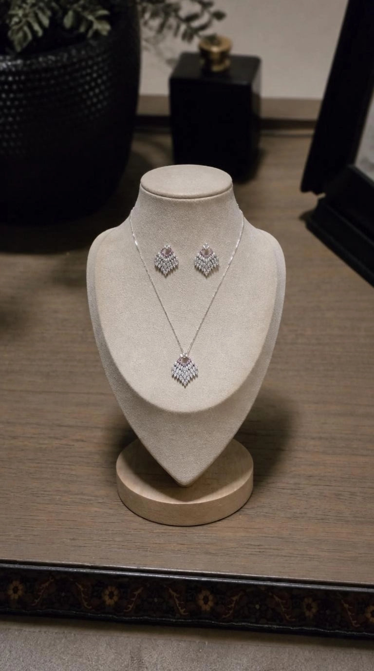 Cascade Bloom Necklace & Earring Set
