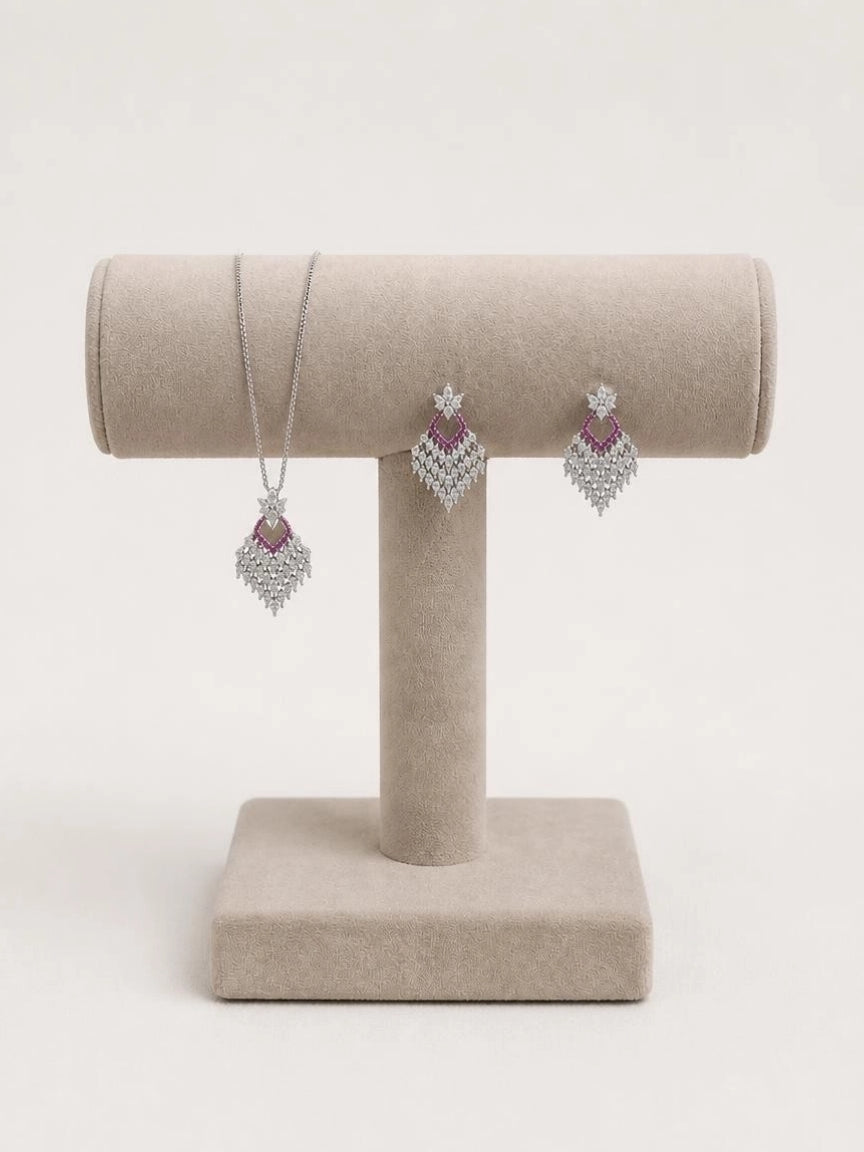 Cascade Bloom Necklace & Earring Set
